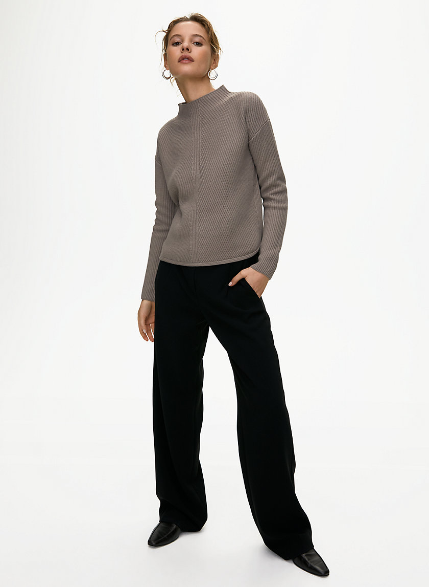 CHALMERS SWEATER - Mock-neck wool sweater CHALMERS SWEATER - Mock-neck wool sweater