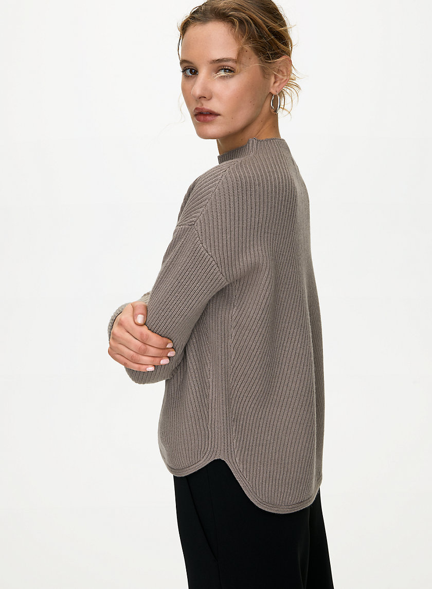 CHALMERS SWEATER - Mock-neck wool sweater CHALMERS SWEATER - Mock-neck wool sweater