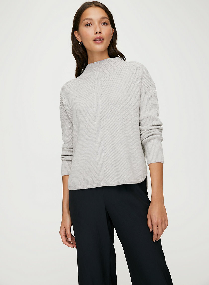 CHALMERS SWEATER - Mock-neck wool sweater CHALMERS SWEATER - Mock-neck wool sweater
