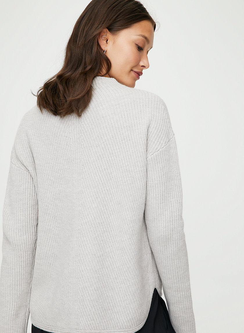 CHALMERS SWEATER - Mock-neck wool sweater CHALMERS SWEATER - Mock-neck wool sweater