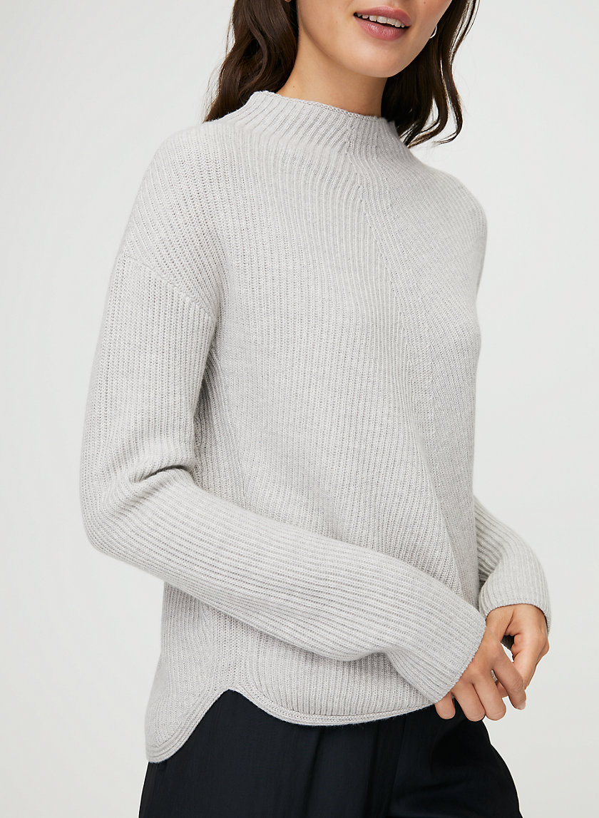 CHALMERS SWEATER - Mock-neck wool sweater CHALMERS SWEATER - Mock-neck wool sweater