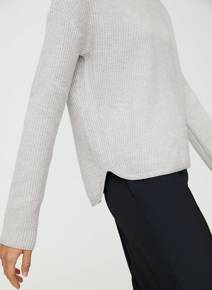 CHALMERS SWEATER - Mock-neck wool sweater CHALMERS SWEATER - Mock-neck wool sweater