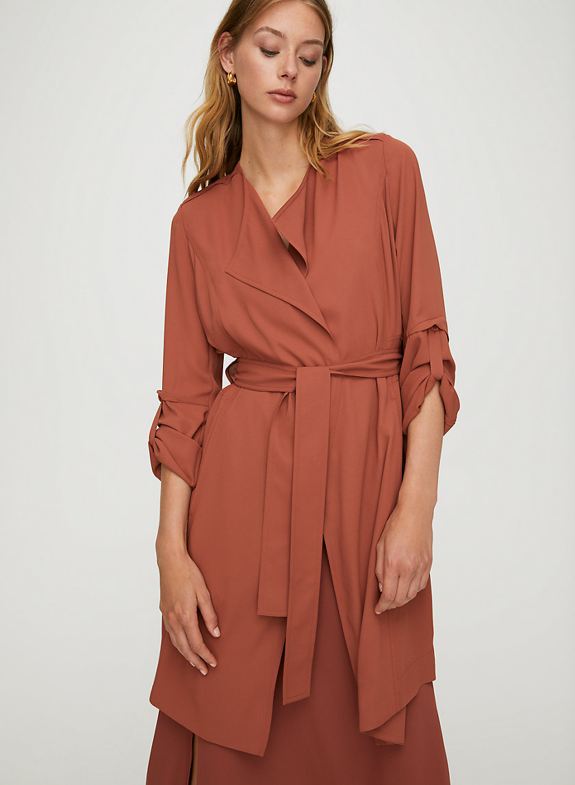 QUINCEY JACKET - Flowy modern trench coat QUINCEY JACKET - Flowy modern trench coat