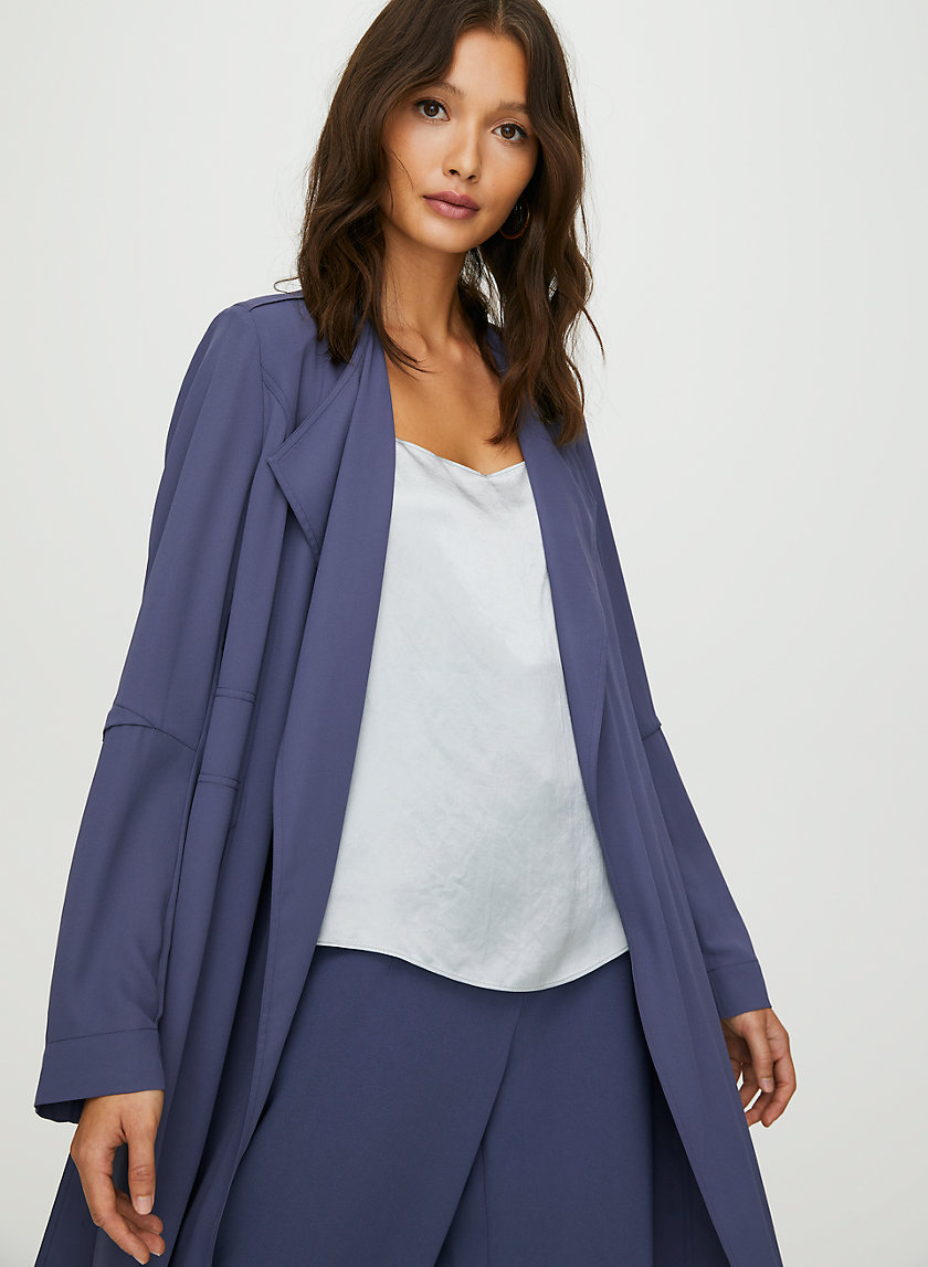 QUINCEY JACKET - Flowy modern trench coat QUINCEY JACKET - Flowy modern trench coat