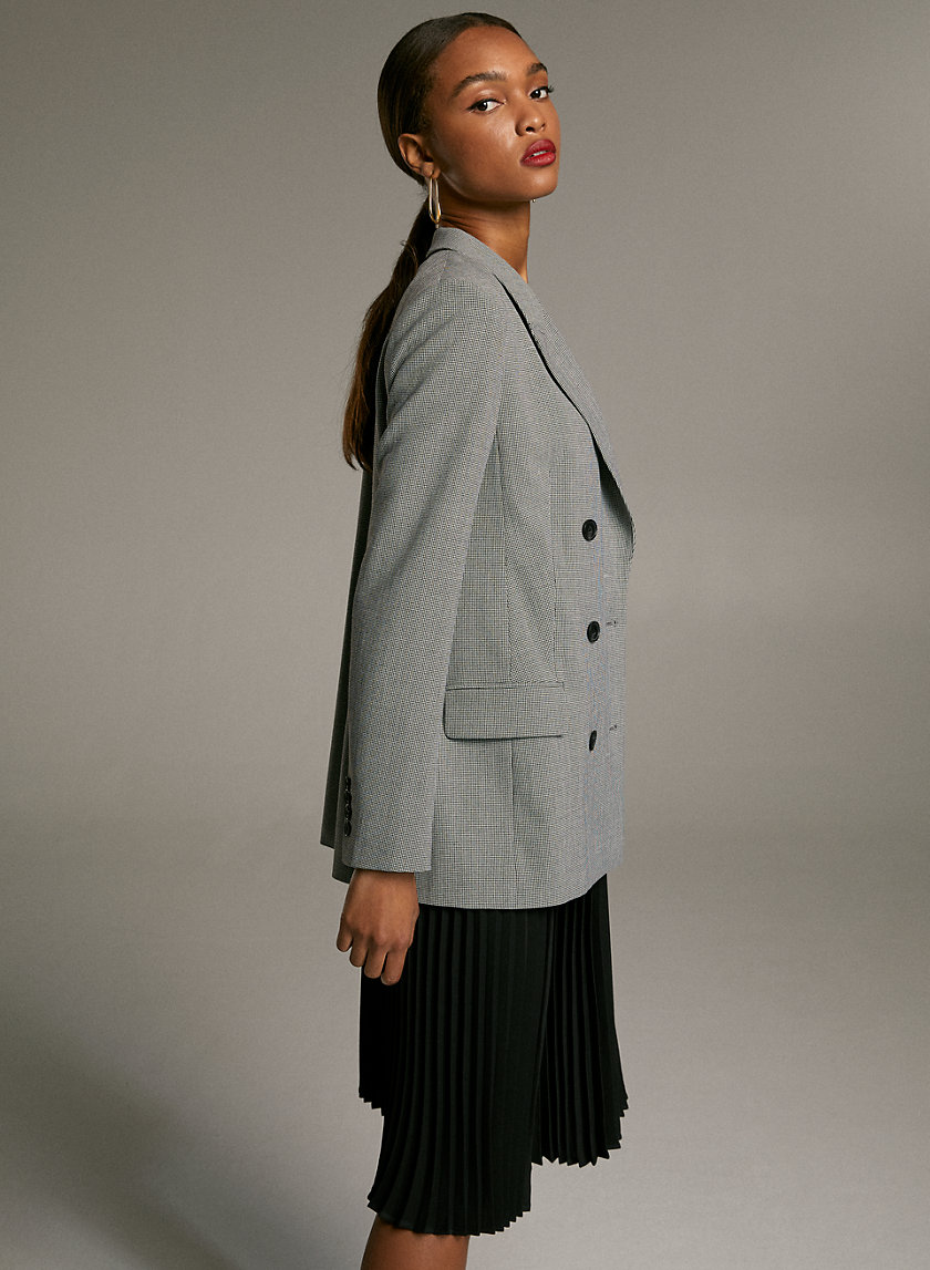 SAMUEL CHECK BLAZER - Double-breasted checked blazer SAMUEL CHECK BLAZER - Double-breasted checked blazer