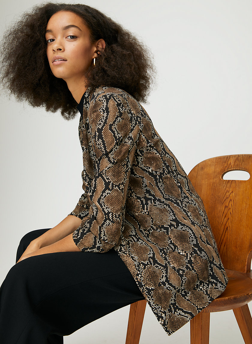 POWER BLAZER - Snake-print blazer POWER BLAZER - Snake-print blazer