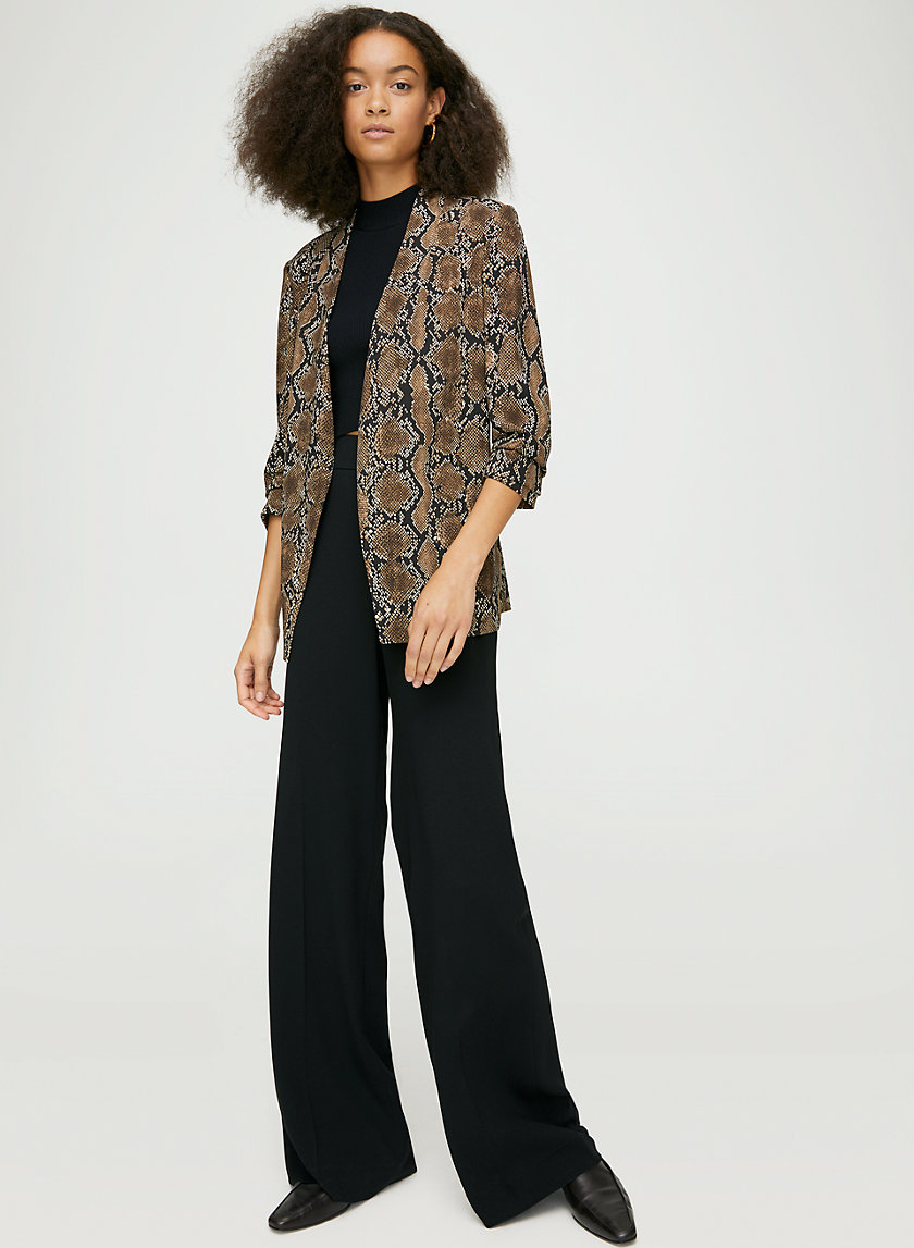 POWER BLAZER - Snake-print blazer POWER BLAZER - Snake-print blazer