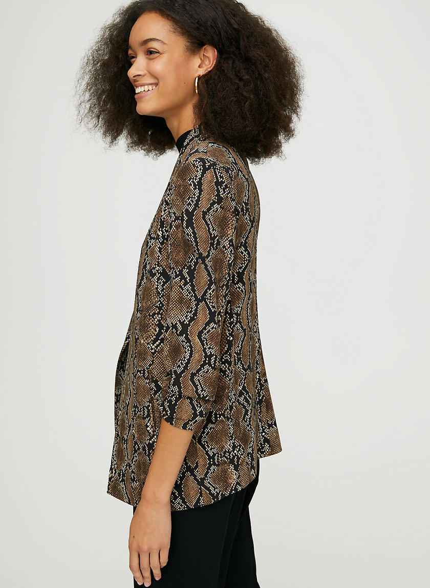 POWER BLAZER - Snake-print blazer POWER BLAZER - Snake-print blazer