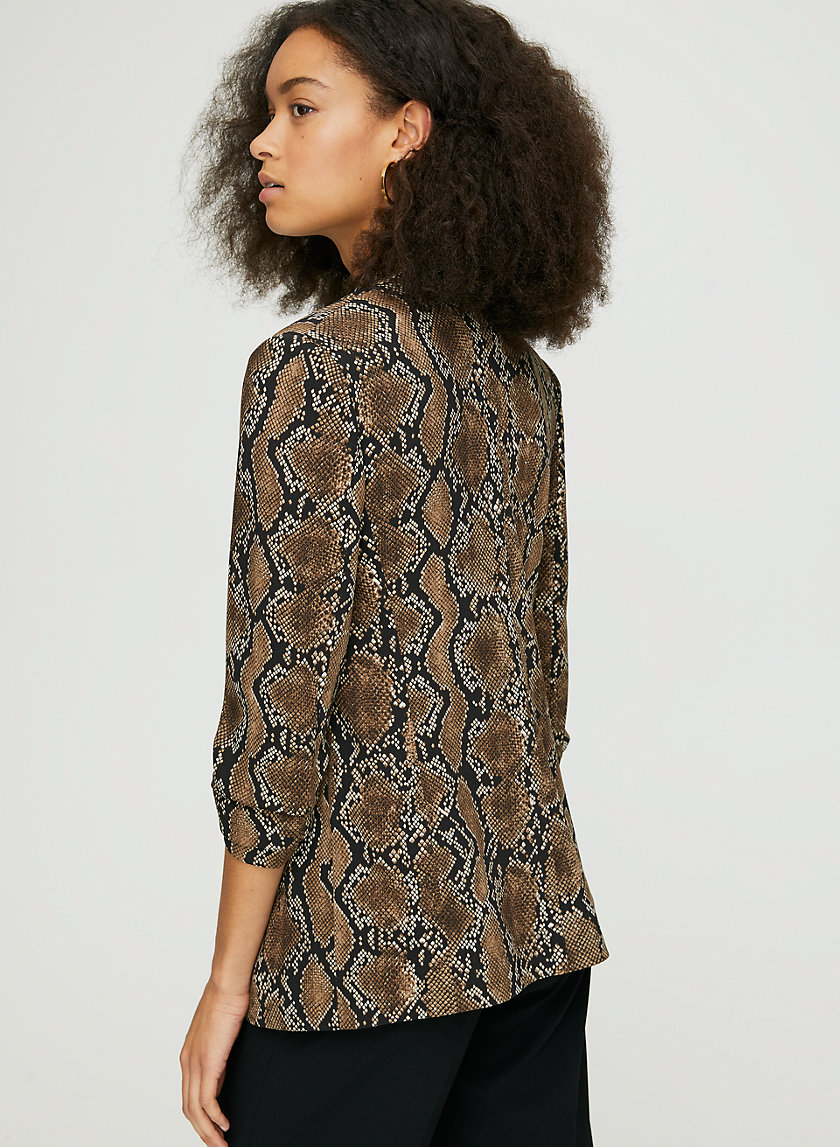 POWER BLAZER - Snake-print blazer POWER BLAZER - Snake-print blazer