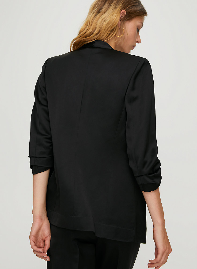 POWER BLAZER - Satin blazer POWER BLAZER - Satin blazer