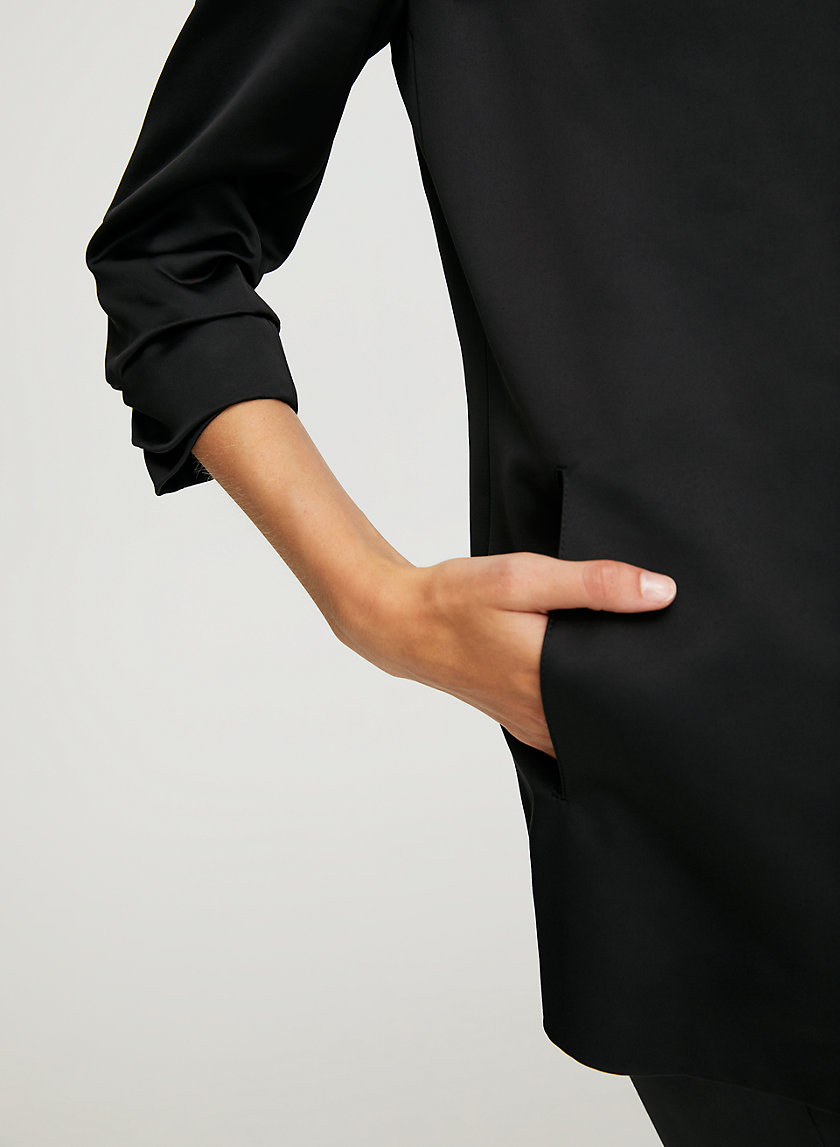 POWER BLAZER - Satin blazer POWER BLAZER - Satin blazer