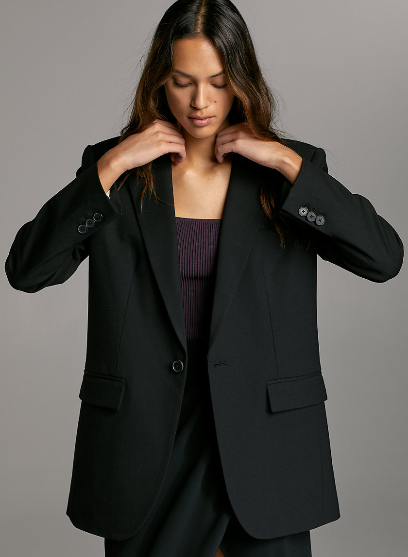 AGENCY BLAZER - Single-breasted boyfriend blazer AGENCY BLAZER - Single-breasted boyfriend blazer