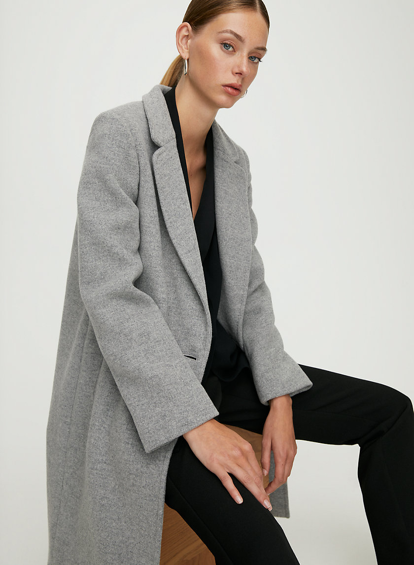 STEDMAN WOOL COAT - Mid-length, wool coat STEDMAN WOOL COAT - Mid-length, wool coat