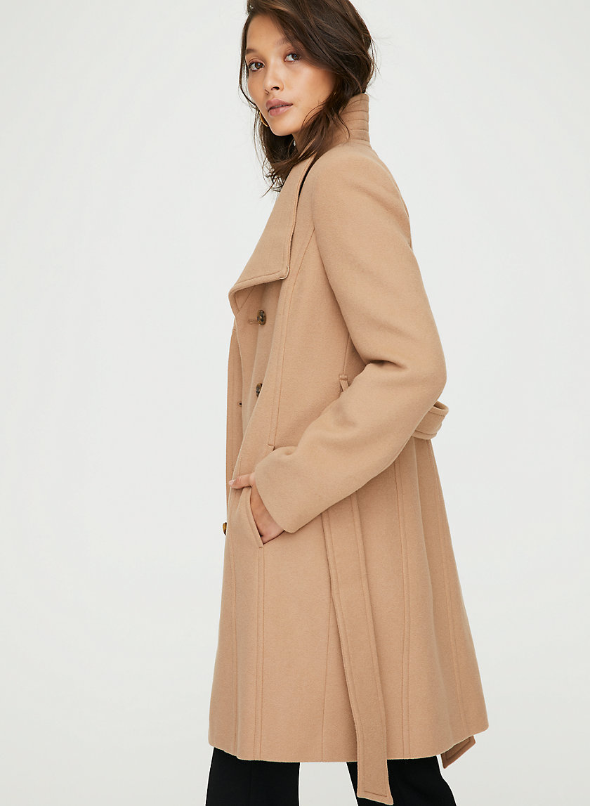 CONNOR WOOL COAT - Mid-length, belted, virgin-wool coat CONNOR WOOL COAT - Mid-length, belted, virgin-wool coat