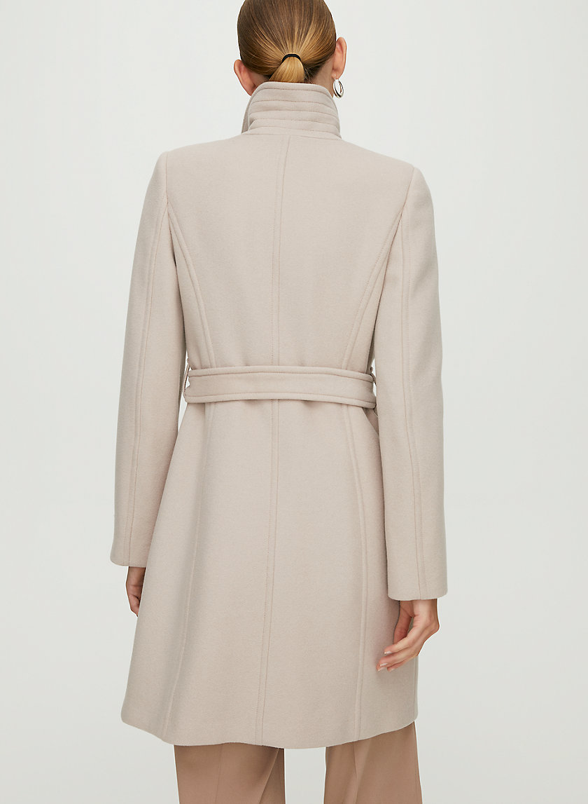 CONNOR WOOL COAT - Mid-length, belted, virgin-wool coat CONNOR WOOL COAT - Mid-length, belted, virgin-wool coat