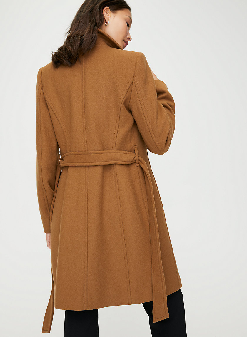 CONNOR WOOL COAT - Mid-length, belted, virgin-wool coat CONNOR WOOL COAT - Mid-length, belted, virgin-wool coat
