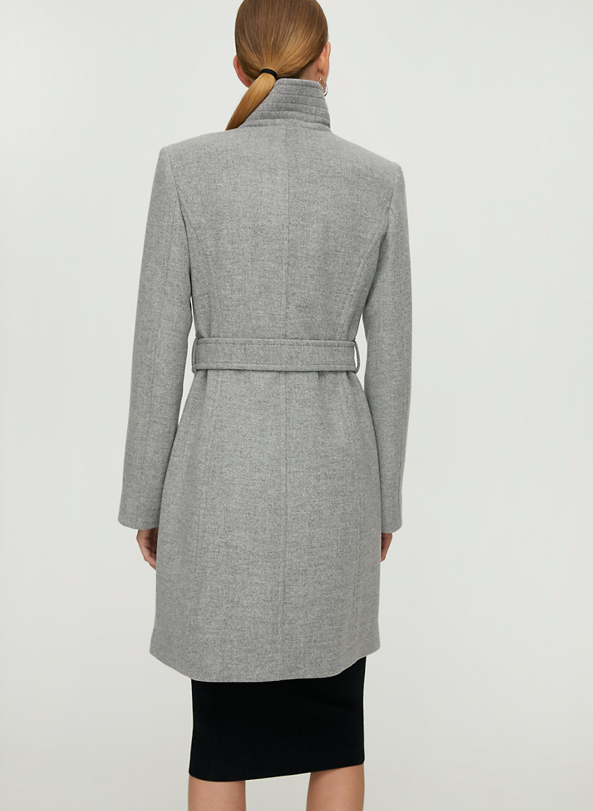 CONNOR WOOL COAT - Mid-length, belted, virgin-wool coat CONNOR WOOL COAT - Mid-length, belted, virgin-wool coat