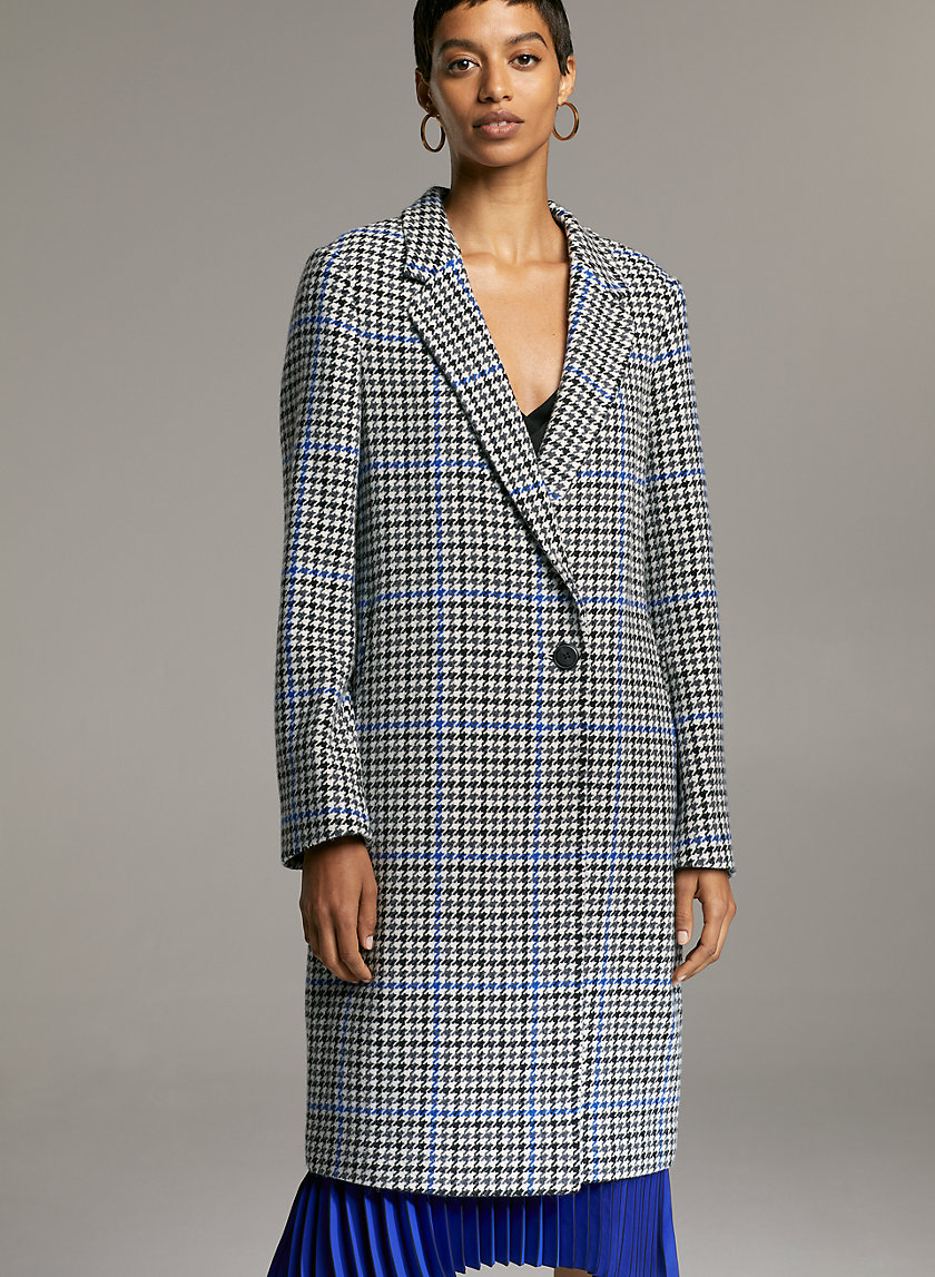 STEDMAN COAT - Single-breasted minimalist wool coat STEDMAN COAT - Single-breasted minimalist wool coat