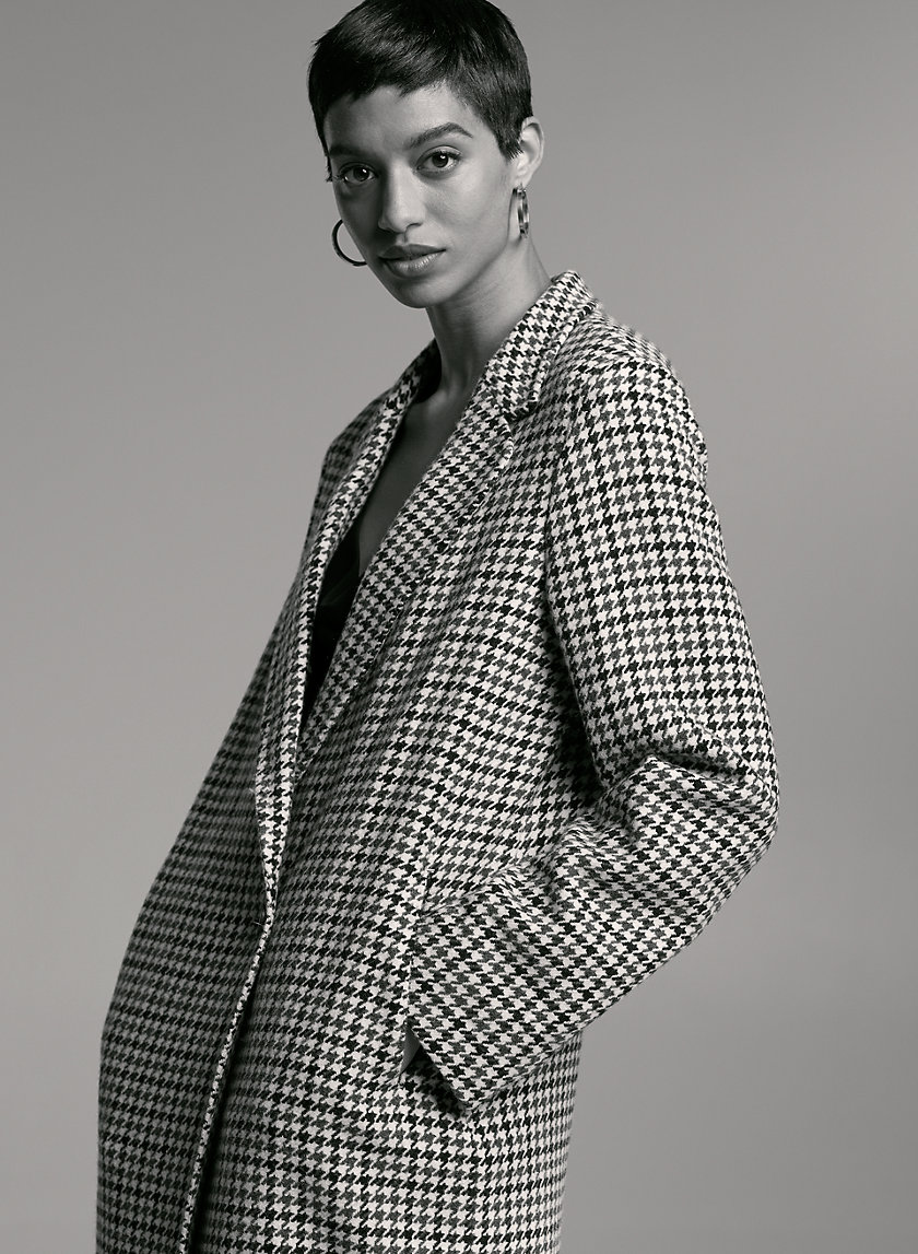 STEDMAN WOOL COAT - Single-breasted minimalist wool coat STEDMAN WOOL COAT - Single-breasted minimalist wool coat