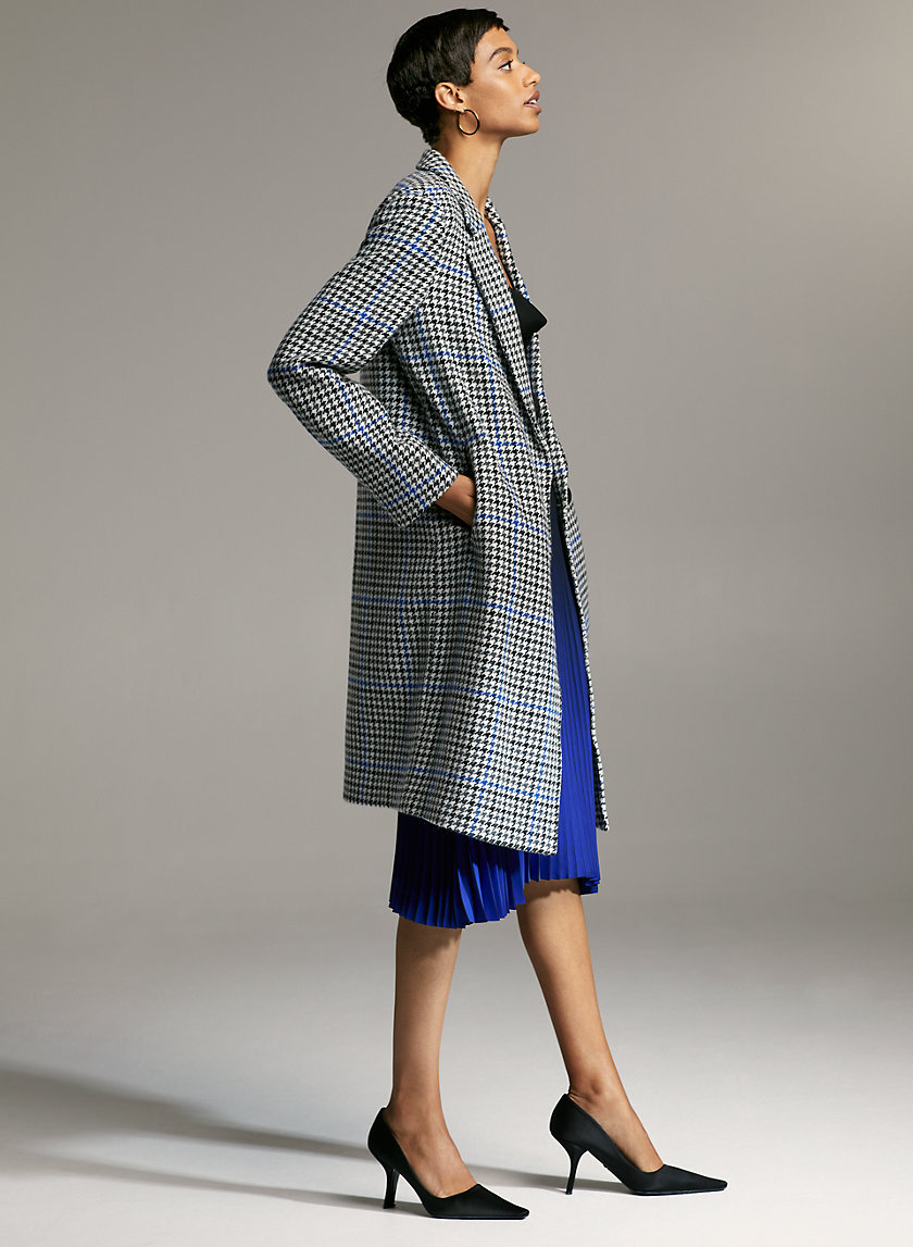 STEDMAN WOOL COAT - Single-breasted minimalist wool coat STEDMAN WOOL COAT - Single-breasted minimalist wool coat