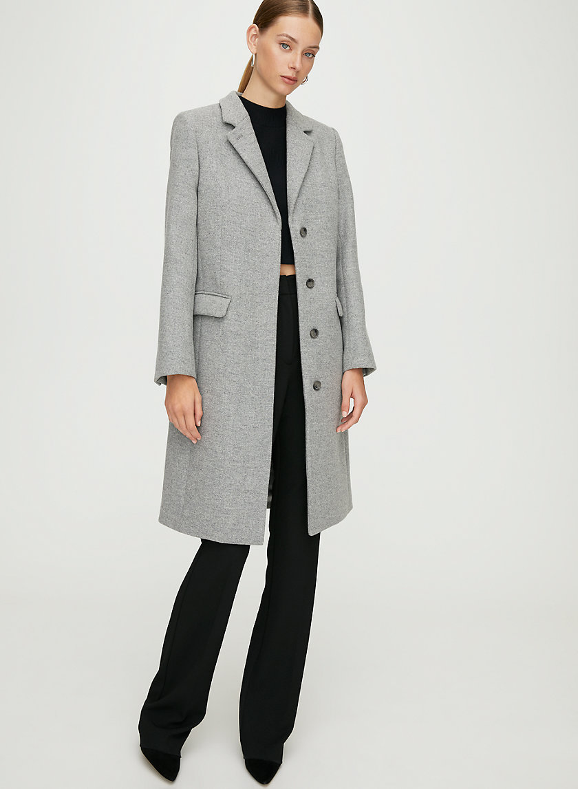 HARTFORD WOOL COAT - Double-faced classic wool coat HARTFORD WOOL COAT - Double-faced classic wool coat