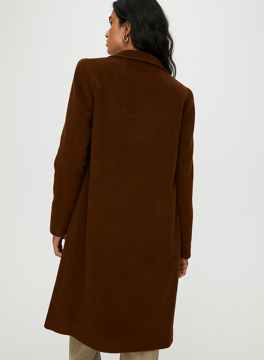 camel coat aritzia