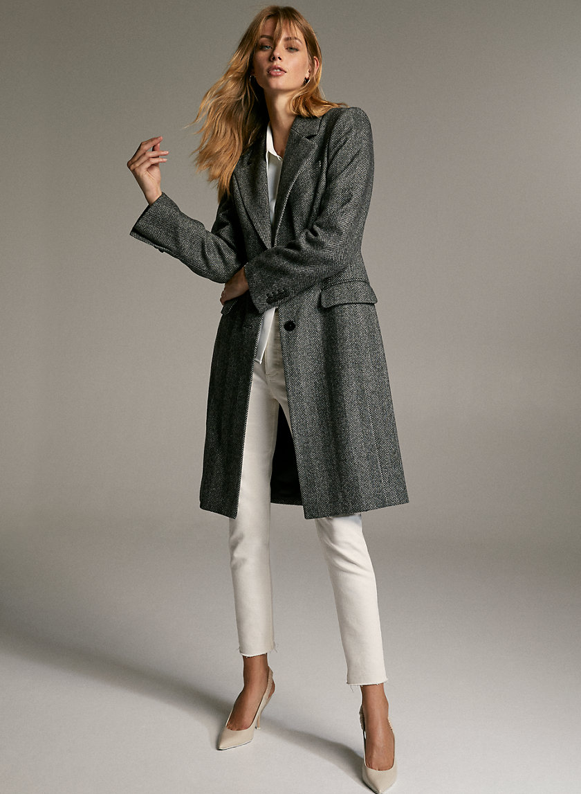 DAVENPORT WOOL COAT - Long wool menswear coat DAVENPORT WOOL COAT - Long wool menswear coat