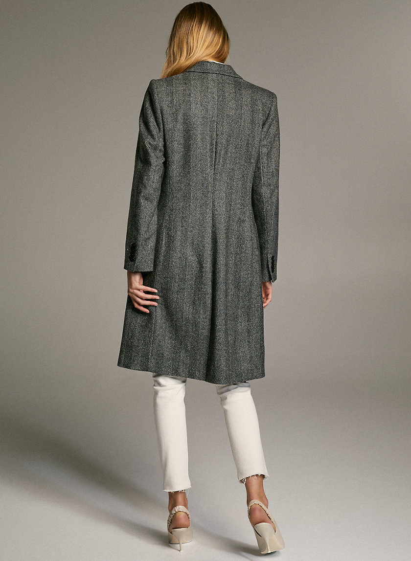 DAVENPORT WOOL COAT - Long wool menswear coat DAVENPORT WOOL COAT - Long wool menswear coat