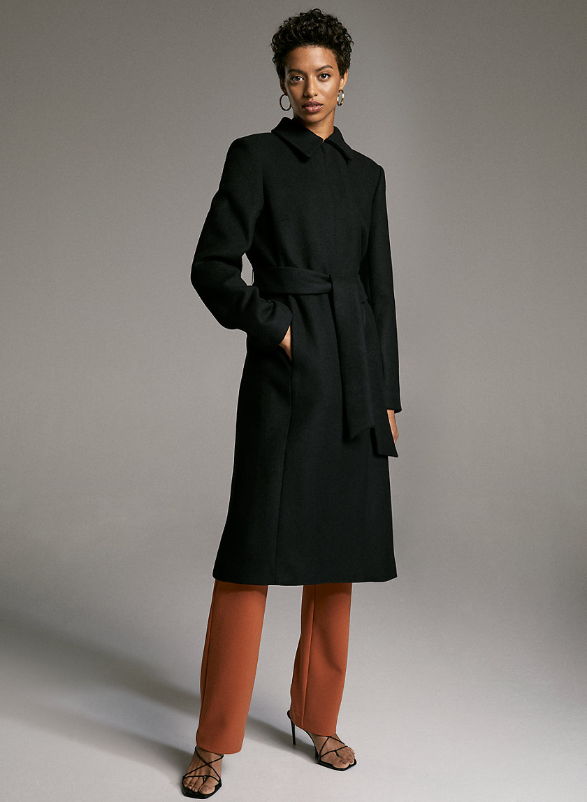 ACHESON WOOL COAT - Long wool wrap coat ACHESON WOOL COAT - Long wool wrap coat