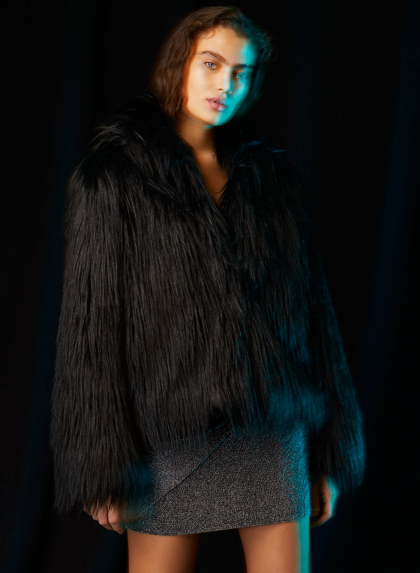 KUMA FAUX FUR COAT - Short faux fur coat KUMA FAUX FUR COAT - Short faux fur coat