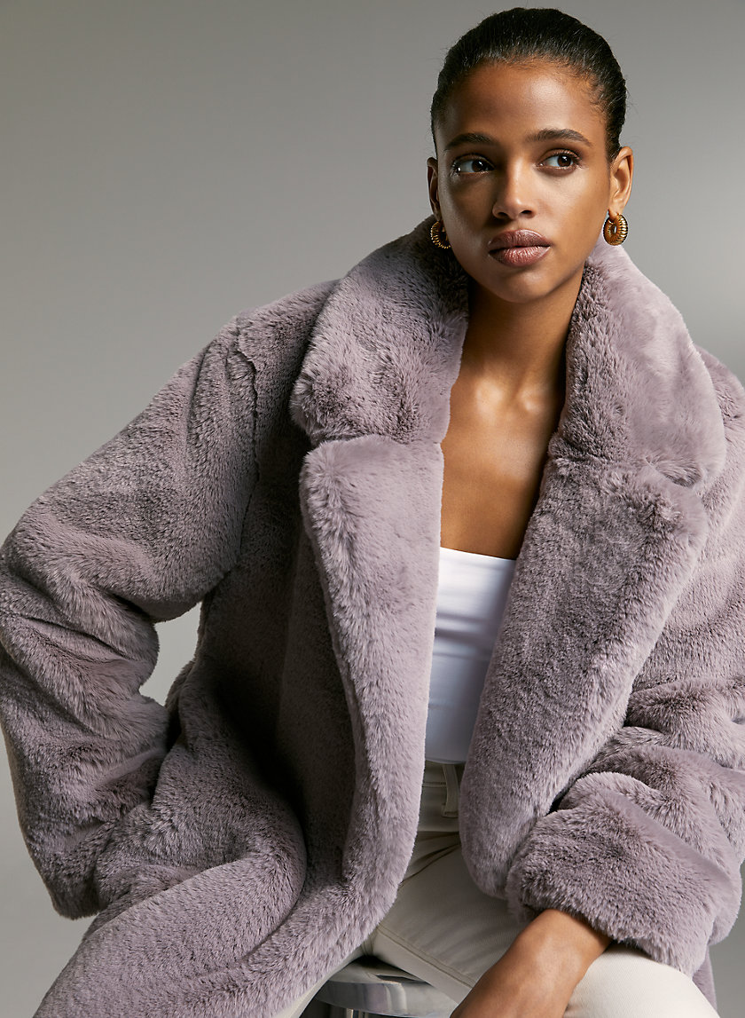 Babaton WATT FAUX FUR COAT Aritzia US