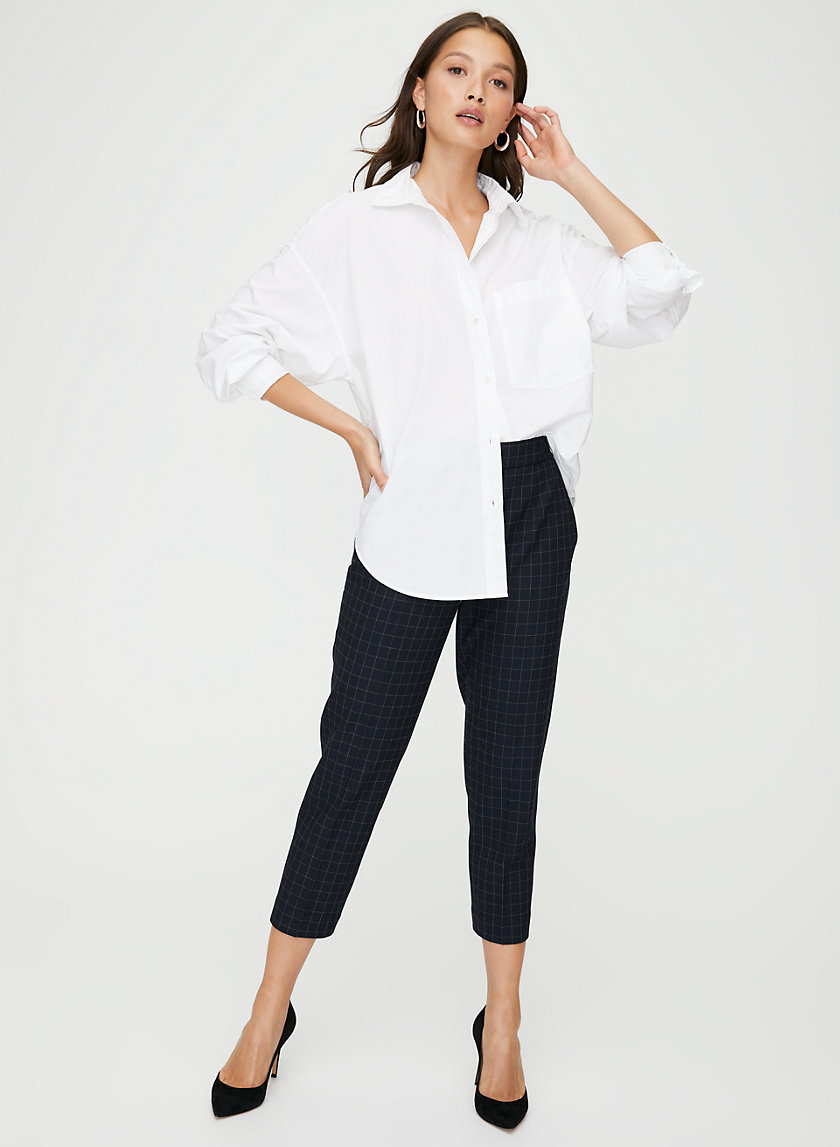CONAN CHECK PANT - Plaid cropped dress pant CONAN CHECK PANT - Plaid cropped dress pant