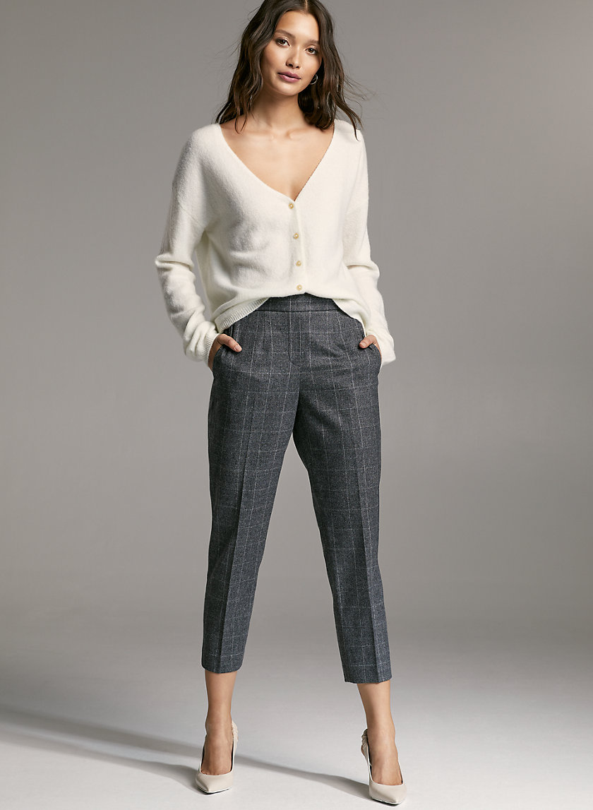 CONAN WOOL CASHMERE PANT - Cropped dress pant CONAN WOOL CASHMERE PANT - Cropped dress pant