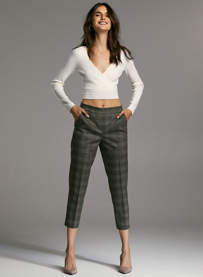 CONAN WOOL CASHMERE PANT - Cropped dress pant CONAN WOOL CASHMERE PANT - Cropped dress pant