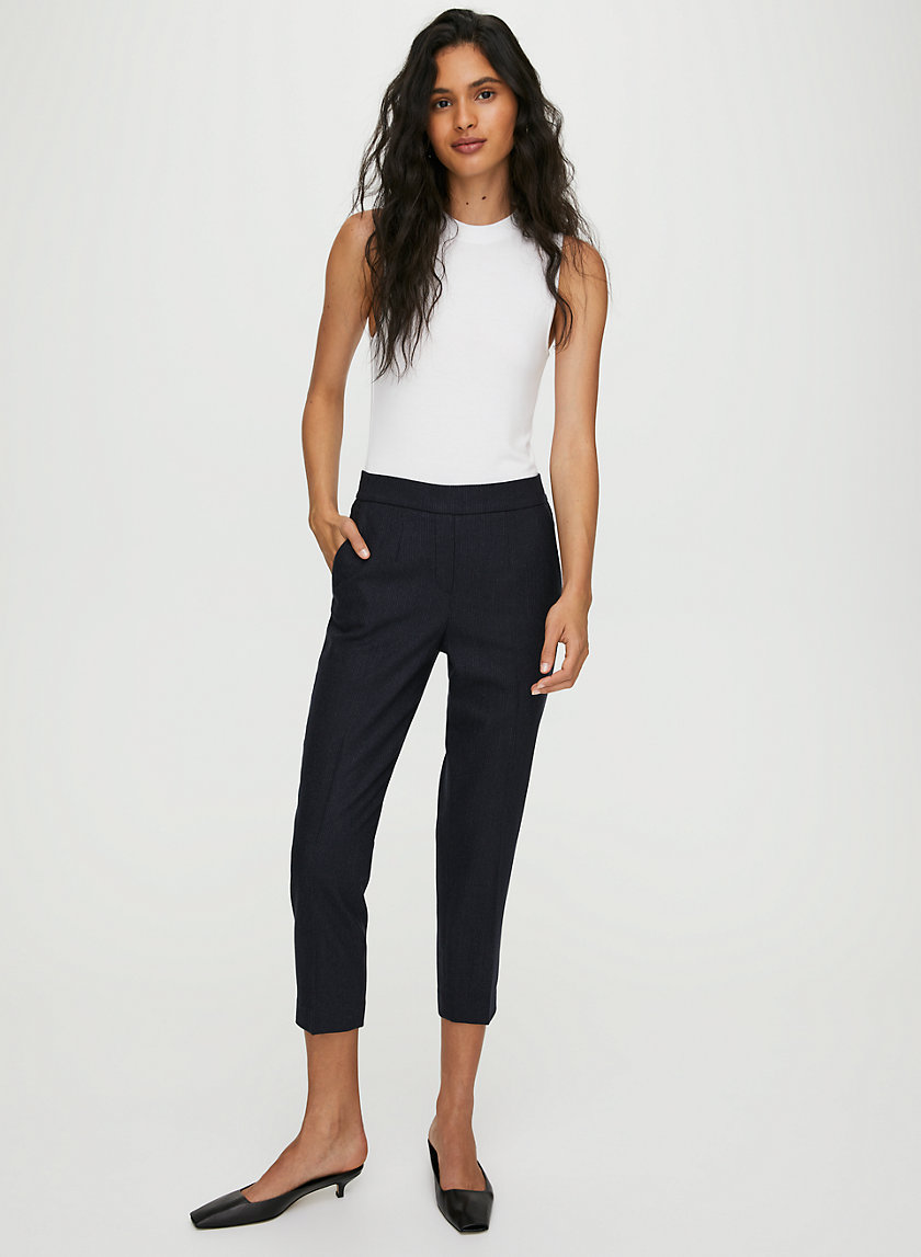 CONAN WOOL CASHMERE PANT - Cropped dress pant CONAN WOOL CASHMERE PANT - Cropped dress pant