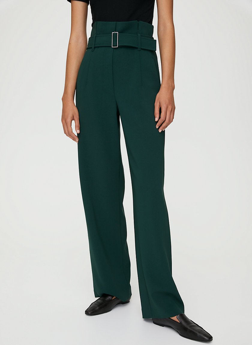 POWER PANT - High-waisted belted pant POWER PANT - High-waisted belted pant