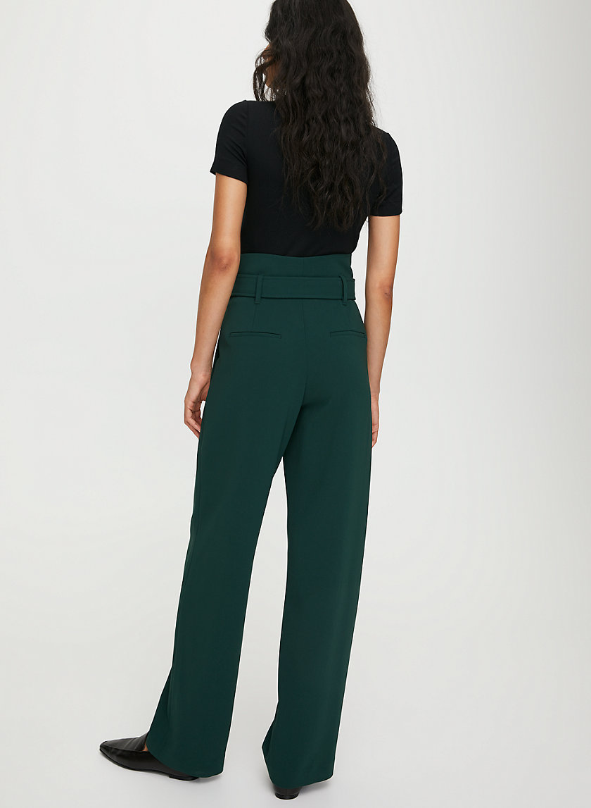 POWER PANT - High-waisted belted pant POWER PANT - High-waisted belted pant