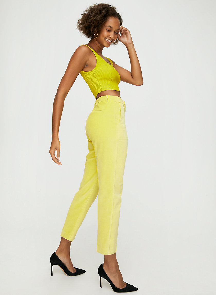 WYATT VELVET PANT - Skinny velvet trousers WYATT VELVET PANT - Skinny velvet trousers