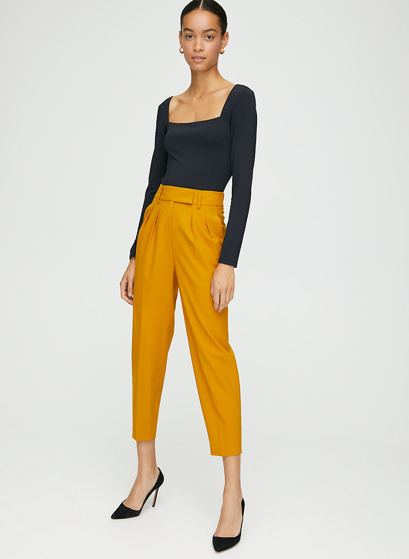 CHANNING PANT - High-waisted pleated pants CHANNING PANT - High-waisted pleated pants