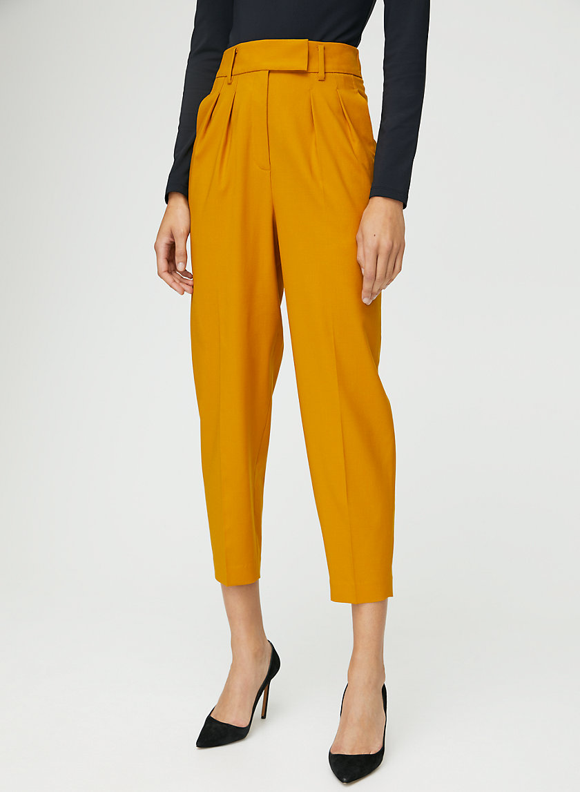 CHANNING PANT - High-waisted pleated pants CHANNING PANT - High-waisted pleated pants