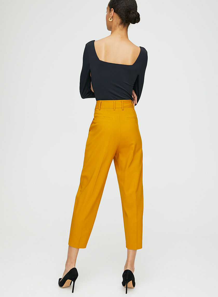CHANNING PANT - High-waisted pleated pants CHANNING PANT - High-waisted pleated pants