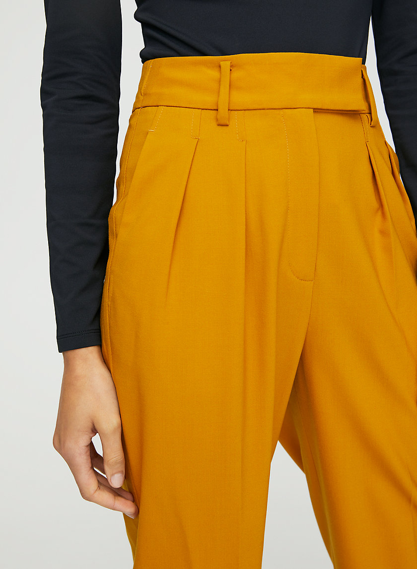 CHANNING PANT - High-waisted pleated pants CHANNING PANT - High-waisted pleated pants