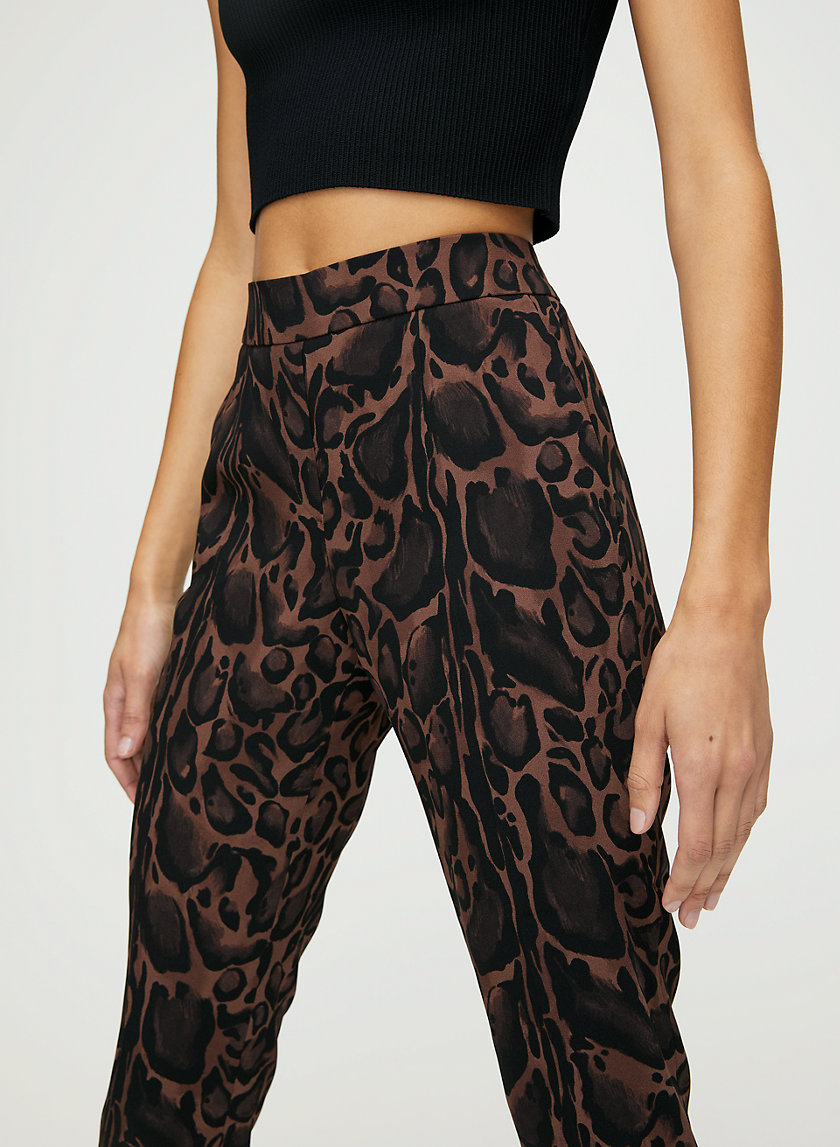 CONAN PANT - Animal-print cropped dress trousers CONAN PANT - Animal-print cropped dress trousers