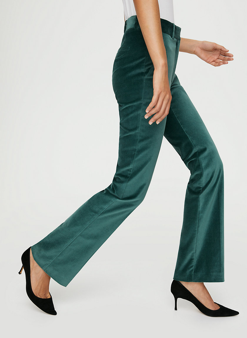 BRADEN VELVET PANT - Stretchy velvet pants BRADEN VELVET PANT - Stretchy velvet pants