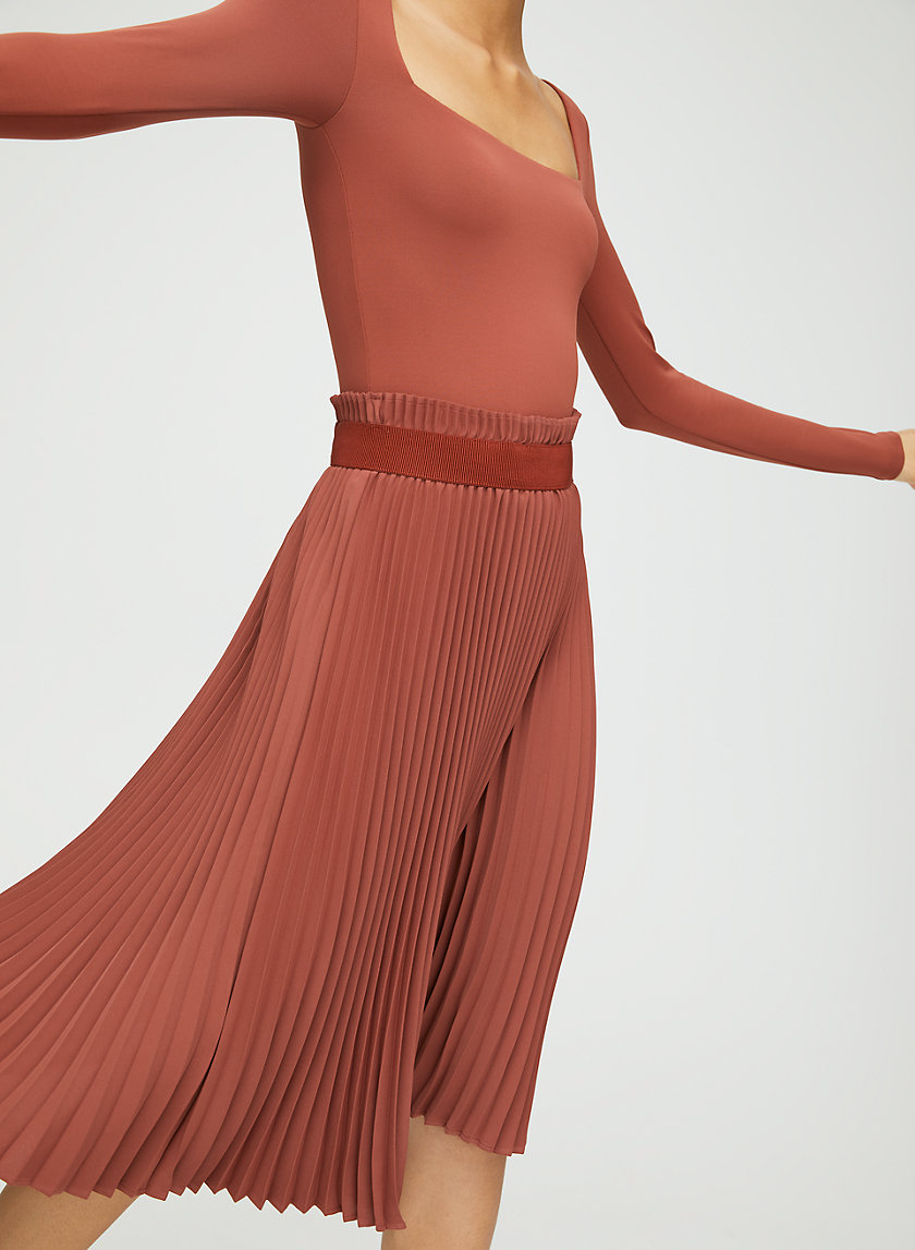 WESTIN SKIRT - Pleated midi skirt WESTIN SKIRT - Pleated midi skirt