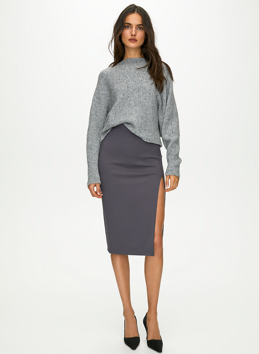 PENCIL SLIT SKIRT - Slit pencil skirt PENCIL SLIT SKIRT - Slit pencil skirt