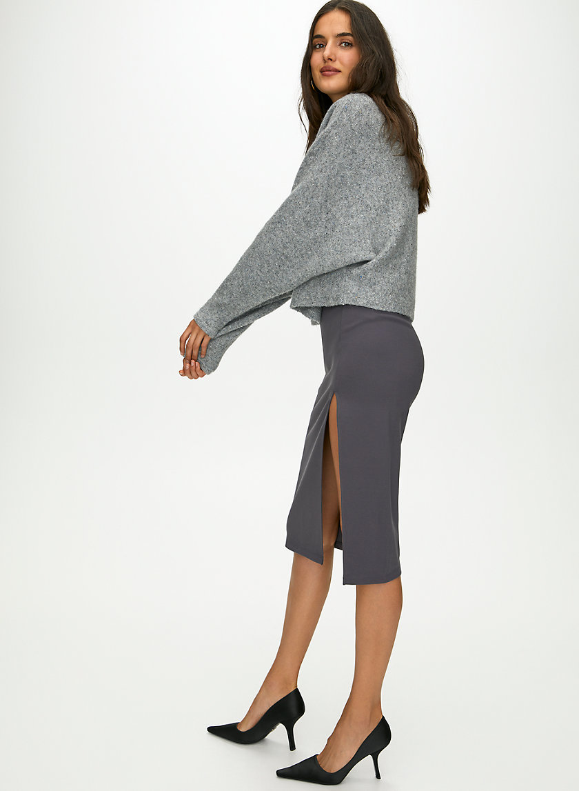 PENCIL SLIT SKIRT - Slit pencil skirt PENCIL SLIT SKIRT - Slit pencil skirt
