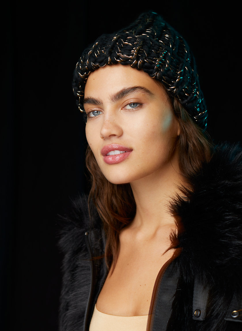 FRANCIE BEANIE - Ribbed-knit beanie FRANCIE BEANIE - Ribbed-knit beanie