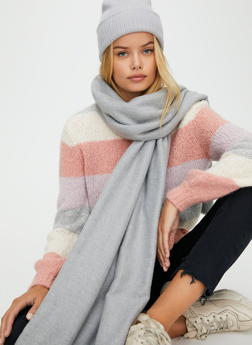 CHLOE SCARF - Long fringe blanket scarf CHLOE SCARF - Long fringe blanket scarf