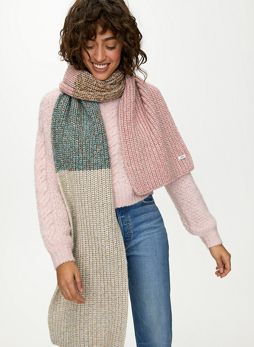 FRANCIE SCARF - Cable-knit scarf FRANCIE SCARF - Cable-knit scarf